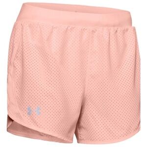 Women’s “Under Armour” Peach Loose Heatgear Running Shorts
